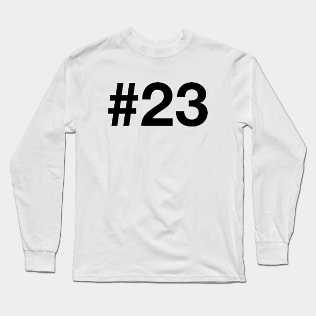 23 Long Sleeve T-Shirt by eyesblau